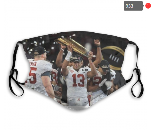 NCAA Alabama Crimson Tide #5 Dust mask with filter